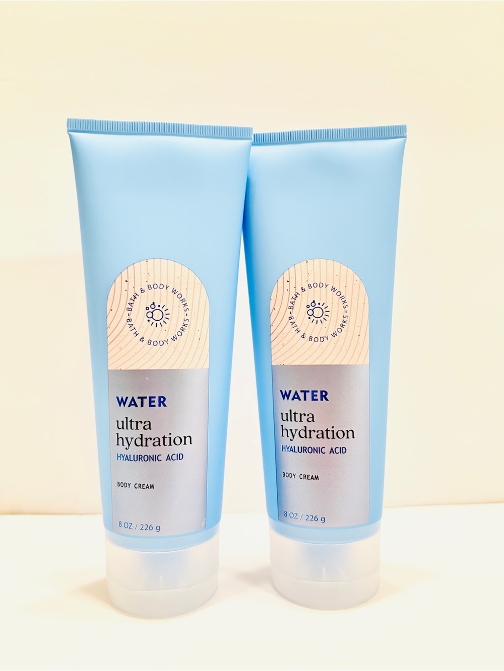 Bath & Body Works Water Ultra Hydration Body Cream Pack of 2 Brand New